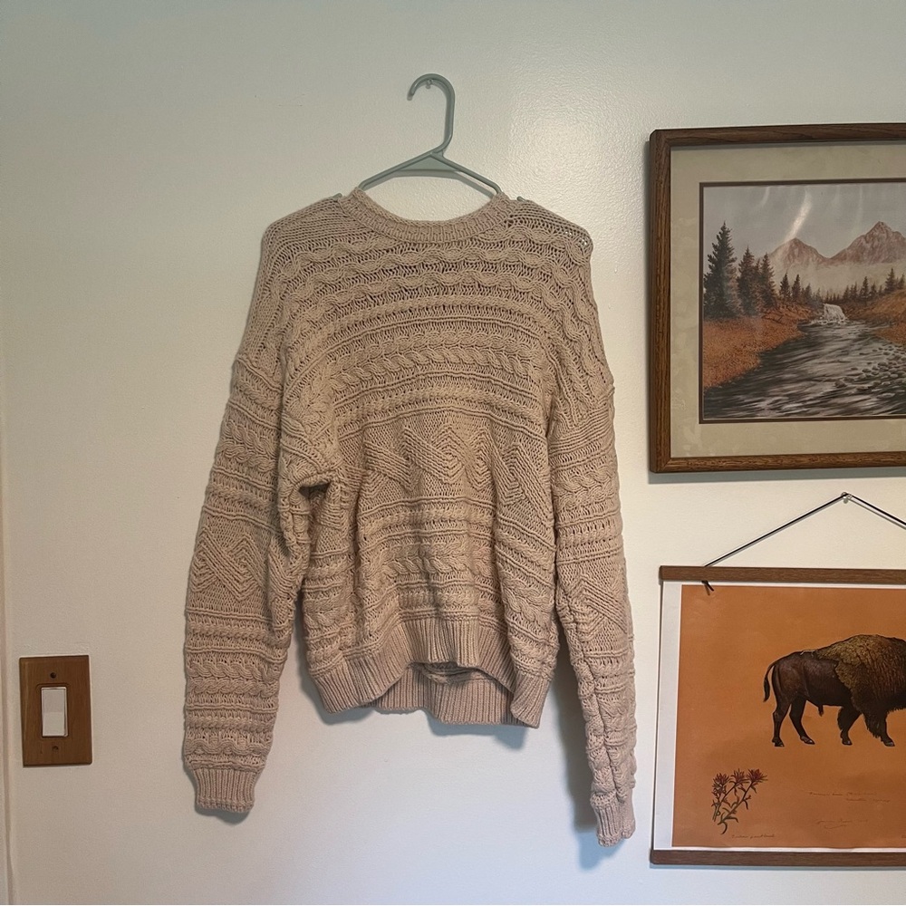 3/$15 Chunky Light Pink Sweater